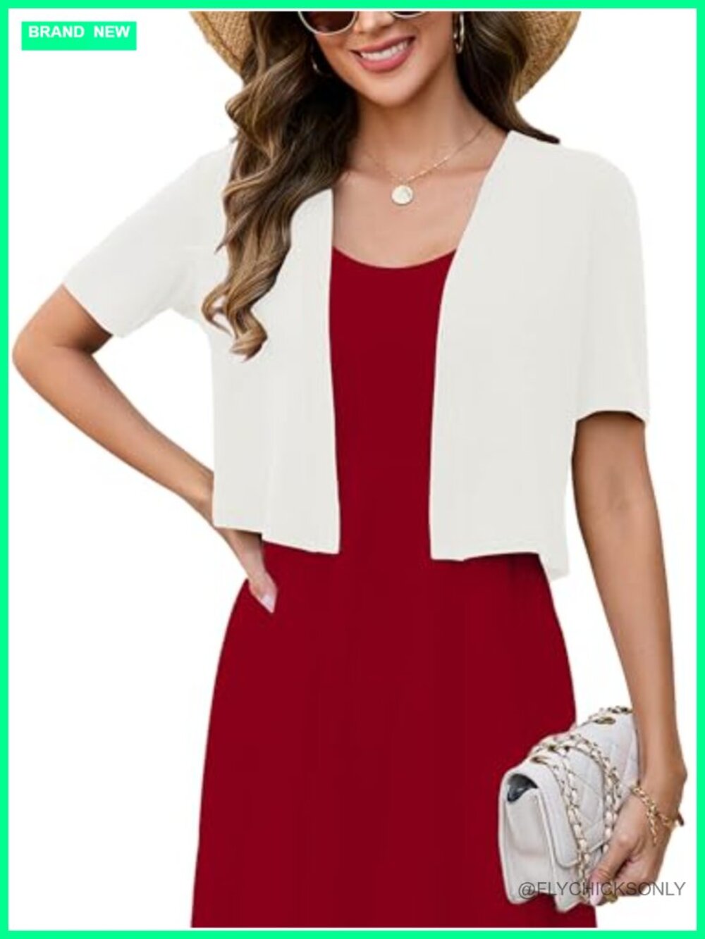 Short Sleeve Bolero Shrug Open Front Lightweight Cropped Cardigan